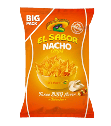 El Sabor Nacho Chips texas bbq