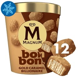 MAGNUM Bonbon Ice cream Gold Caramel Billionaire 12x17ml