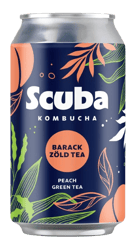 Scuba Kombucha Barack zöld tea