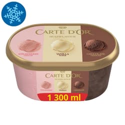 CARTE D'OR Jégkrém Eper-Vanília-Csoki