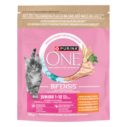 Purina One Junior Csirkében gazdag száraz macskaeledel 750g