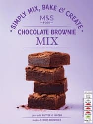 Marks & Spencer Étcsokoládés brownie süteménypor