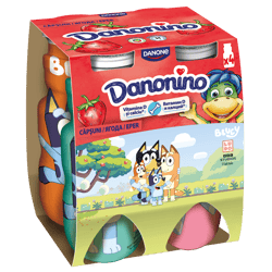 DANONINO STRAWBERRY 6X(4X100G)