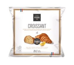 Fagyasztott, sütésre kész, finom vajas croissant