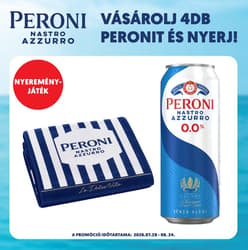 Peroni Nastro Azzurro non-alcoholic light beer 0,0%