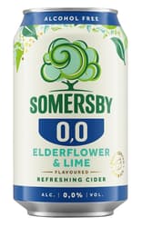 Somersby Elderflower-lime Cider 0,00 % doboz