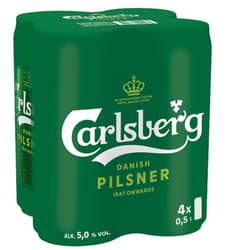 Carlsberg minőségi világos sör 5% doboz 4pack