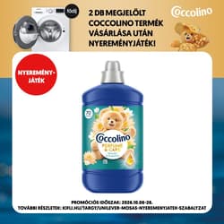 Coccolino Perfume&Care Water Lily&Pink Grapefruit öblítő, 70 mosás, 1610 ml