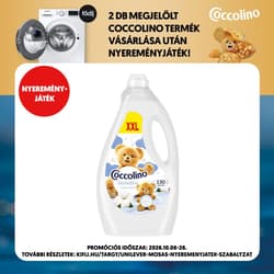 Coccolino Sensitive Cotton Cloud öblítő érzékeny bőrre, 130 mosás, 2990 ml