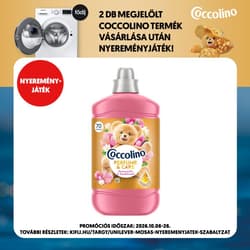 Coccolino Perfume&Care Honeysuckle & Sandalwood öblítő, 70 mosás, 1610 ml