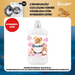 Coccolino Sensitive Romantic Rose öblítő érzékeny bőrre, 74 mosás, 1702 ml