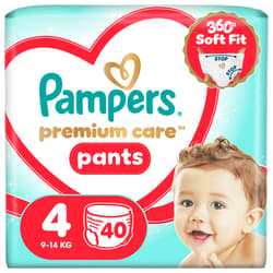 Pampers Premium Care Pants Bugyipelenka, Méret: 4 (9-14 kg) 40 db