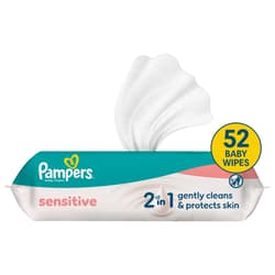 Pampers Sensitive Baby Nedves Törlőkendő, 52 db