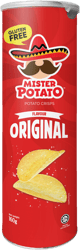 Mister Potato chips Original, enyhén sós ízben