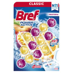 Bref Power Aktiv Fruitopia toalett frissítő 3x50g