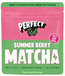 PerfecTed Ceremonial grade Matcha zöld tea eper ízzel