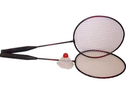 63 cm steel badminton set, 2racket, 1 shuttlecock