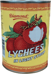Diamond Lychees in light syrup (540 g)