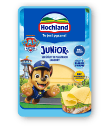 Hochland Junior sliced cheese, in Paw Patrol packaging (assorted) 135 g