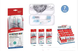 7-piece compass set