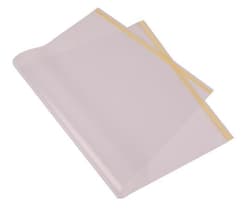 Book cover, clear, with adjustable tape, 45x25 cm