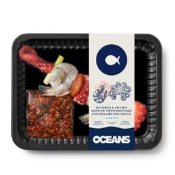 OCEANS Polip és garnéla nyárs shiitake gombával és szezámos szójaszósszal