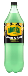 MÁRKA Limonádé zero citrom ízű energiamentes szénsavas üdítőital édesítőszerekkel