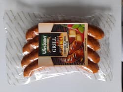 Wiesbauer Füstölt sajtos-chilis grillkolbász vf