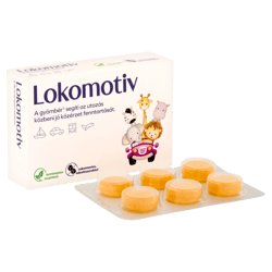 Lokomotiv gyömbért tartalmazó, cukormentes étrend-kiegészítő szopogató tabletta 6 db