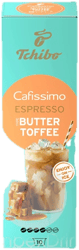 Tchibo Cafissimo espresso coffee capsule with butter caramel flavor