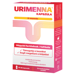 Urimenna D-mannóz 500mg kapszula