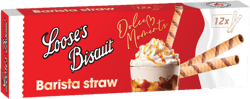 Loose's Biscuit wafer Barista straw 12 pcs