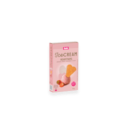 Hablé decorative wafer hearts for ice cream & cream desserts – 20 pcs
