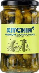 Premium cornichons, with herbs