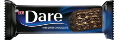DARE wafer with cocoa cream filling, dark chocolate 44 g