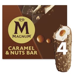 MAGNUM Bar Mulitpack Caramel Nuts 4x64 ml