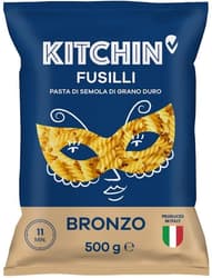 Kitchin Fussili durum wheat semolina pasta