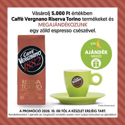 Caffe Vergnano Riserva Torino Cremoso közepes pörkölésű szemes kávé