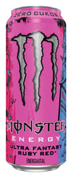 Monster Energy Ultra Fantasy Ruby Red szénsavas citrus ízű energiaital koffeinnel