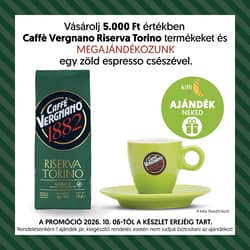 Caffe Vergnano Riserva Torino Nobilo világos pörkölésű szemes kávé