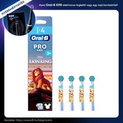 Oral-B Pro Kids Pótfej Elektromos Fogkeféhez 3 Éves Kortól, Oroszlánkirály, 4 db