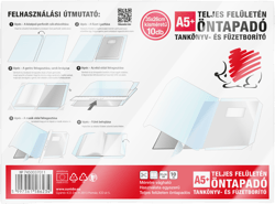 ICO SÜNI Self-Adhesive Full-Surface Notebook and Textbook Cover 10 pcs A5