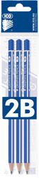ICO SIGNETTA Design Grafitceruza Háromszögletű 2B 3db/csomag