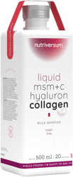 Nutriversum Liquid MSM+C Hyaluron Collagen 500ml Erdei gyümölcs