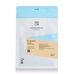 Casino Mocca roasted whole bean coffee for filter – El Verdún – Colombia
