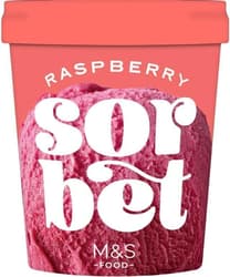 M&S Food RASPBERRY SORBET