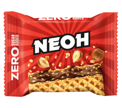 NEOH Hazelnut Crunch ostyalapok mogyorókrémes töltelékkel, édesítőszerrel