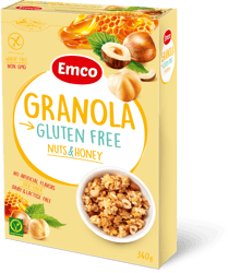 Emco Gluténmentes Granola mézzel és erdei mogyoróval