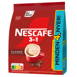 NESCAFÉ 3in1 Classic instant kávé (10 adag)