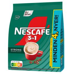 NESCAFÉ 3in1 Strong instant kávé (10 adag)